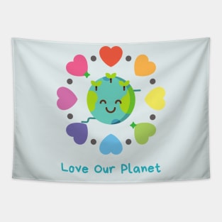 Love our Planet Tapestry