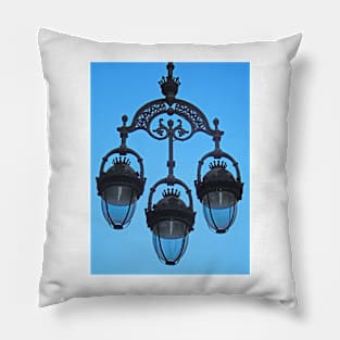 Amazing Street Lamps, Barcelona Pillow