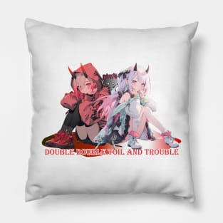 Goth Girls - e girl - Punk Girl Pillow
