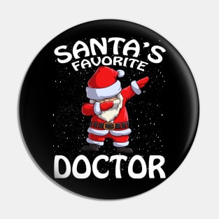 Santas Favorite Doctor Christmas Pin