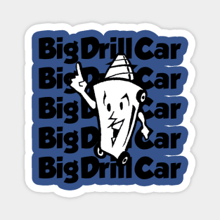 Vintage Big Drill Car Band Magnet