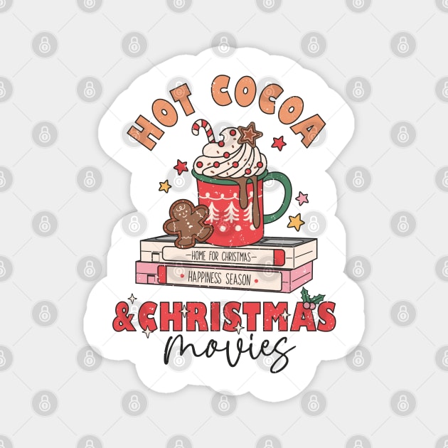 Hot Cocoa and Christmas Movies Magnet by MZeeDesigns