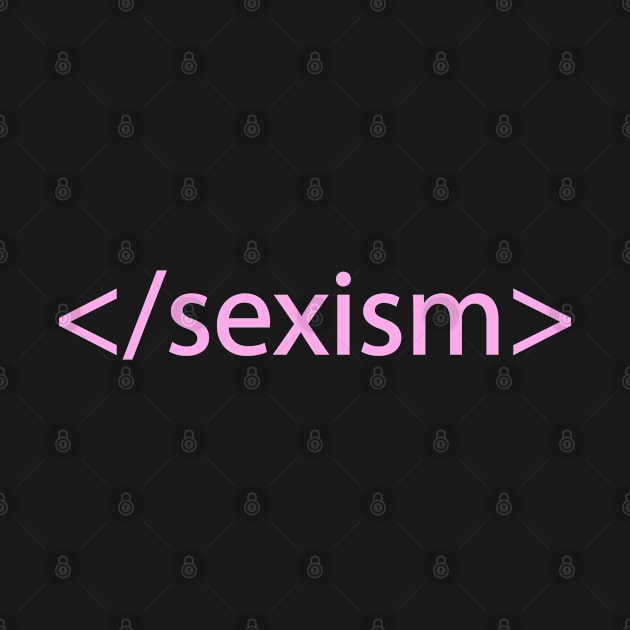 Sexism in Coding Pink by labstud