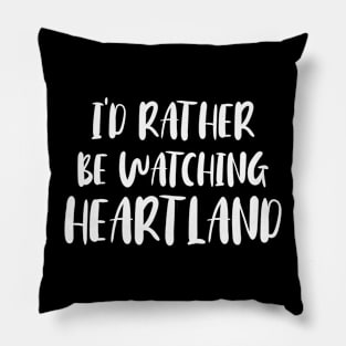 i'd rather be watching Pillow