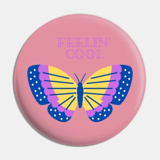 Colorful Butterfly Pin