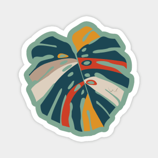 Monstera striped Magnet