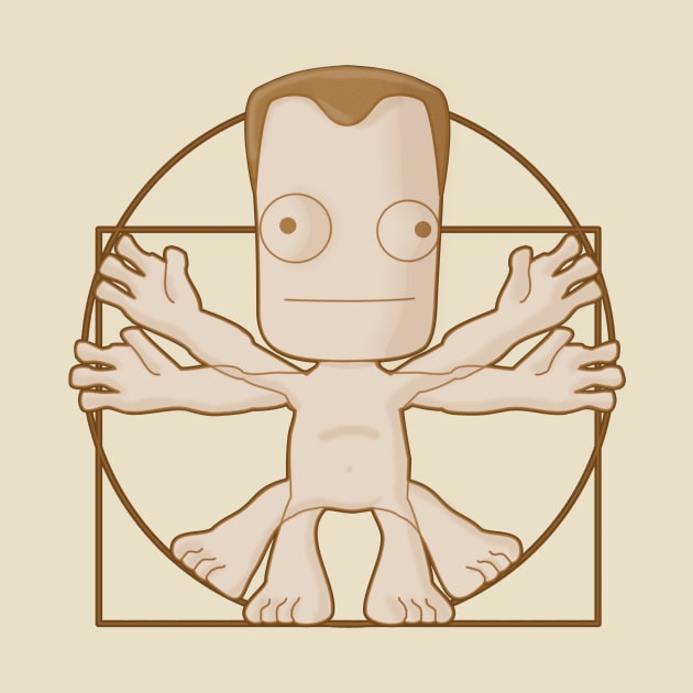 Vitruvian Kerbal by jeffmcdowalldesign