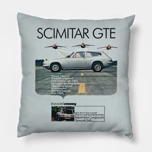 RELIANT SCIMITAR GTE - advert Pillow