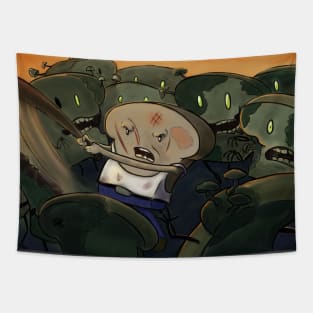 Zombie Toast (Variant) Tapestry