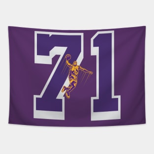 lakers number 21 Tapestry