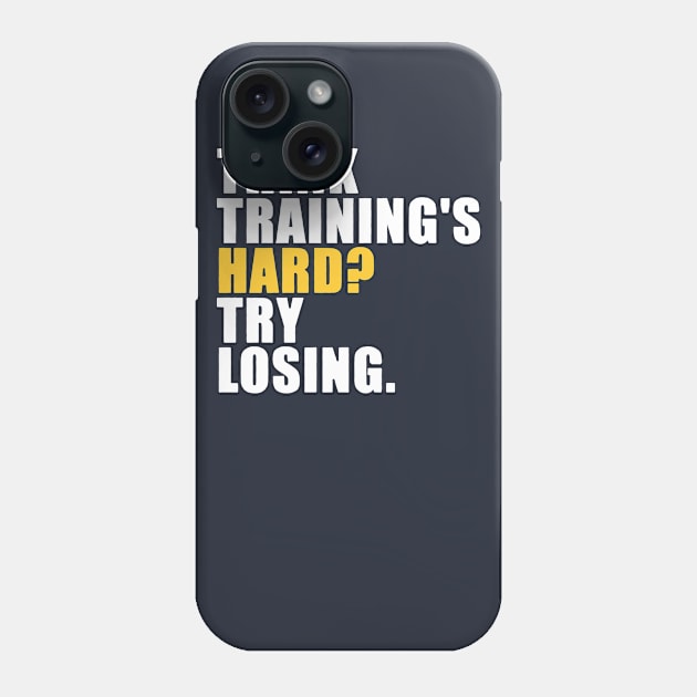 Think Training's Hard Phone Case by AmineDesigns