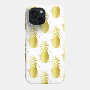 GOLDEN Pineapple Pattern Phone Case