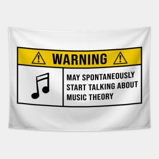 Funny Music Theory Quote Tapestry