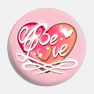 Be Love Reva Prisma Heart emoji Pin