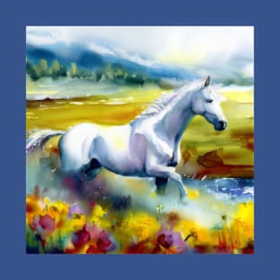 White Horse . T-Shirt