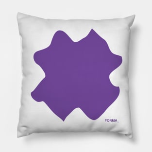 Purple X forma Pillow