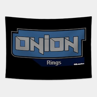 Onion Rings Clean Logo Kings Island Tapestry