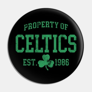 Property of Boston Celtics Pin