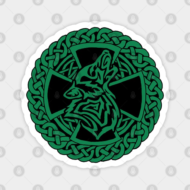 Celtic Wolf Magnet by Astrablink7