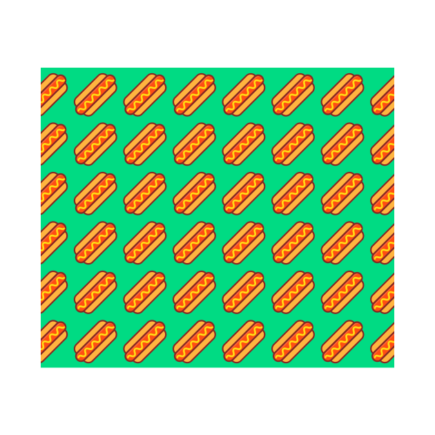 Hot Dog Pattern by timegraf