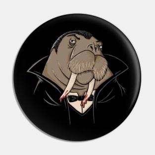 Vampire Walrus Pin