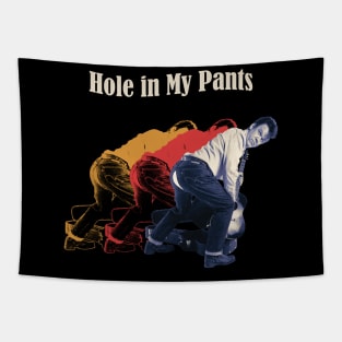 Hole in My Pants Shadow Vintage Tapestry