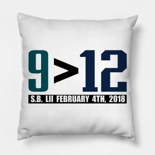 Foles Greater Than Brady Pillow