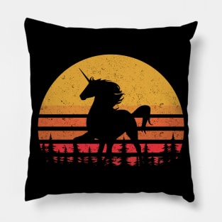 Vintage Unicorn Pillow