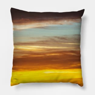 sunset sky Pillow