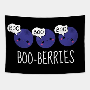 Boo-Berries Funny Blueberries Tapestry