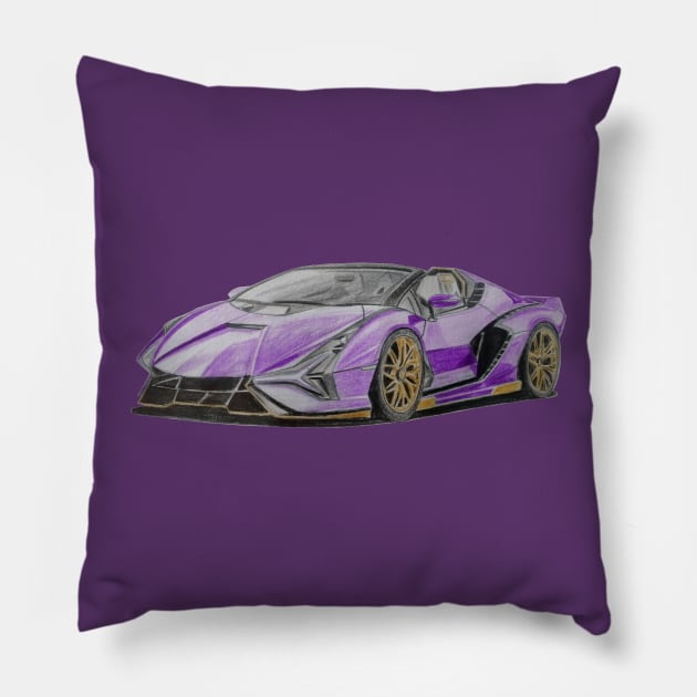 Lamborghini Pillow by An.D.L.