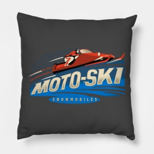 Moto Ski Snowmobiles Canada Pillow