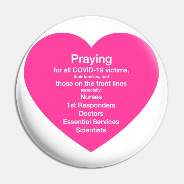 Praying Heart Pin by SamIam