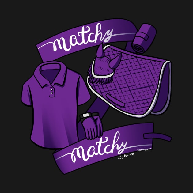 Matchy Matchy - Purple by lizstaley