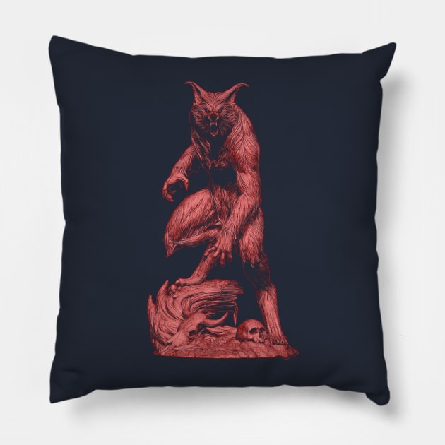 werewolf Pillow by arxitrav