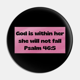 Bible Verse Psalm 46:5 Pin