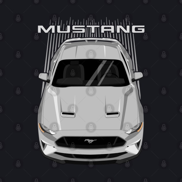 Mustang GT 2018 to 2019 - Silver by V8social