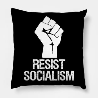 Resist Socialism - Anti Communism Anti SJW Pillow