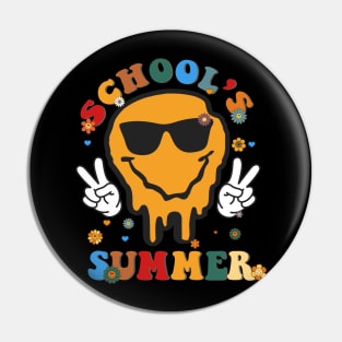 Last Day Of School Schools Out For Summer Teacher Pin
