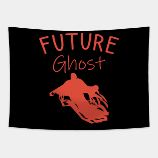 Future ghost  happy halloween day Tapestry