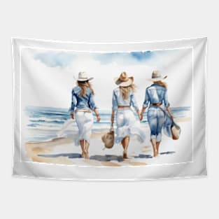 Coastal Cowgirl Tapestry