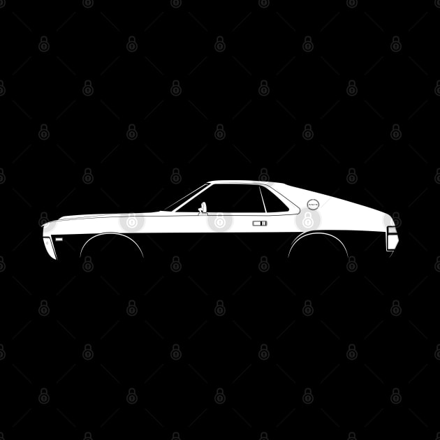 AMC AMX Silhouette by Car-Silhouettes