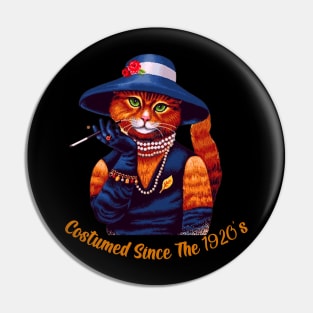 Costumed Cat Since 1920s Pin