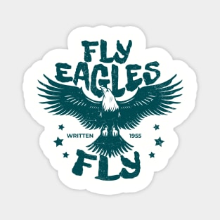 Fly Eagles Fly - vintage Magnet