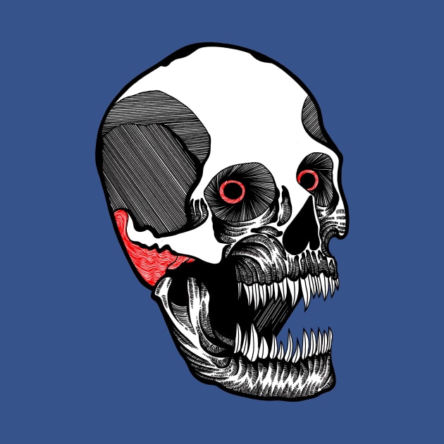 Fierce Skull by FUN ART