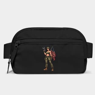 Girl with Gun Bag
