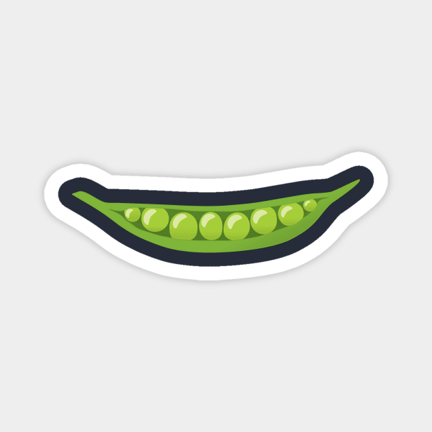 Peas smile Magnet by minimedium