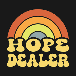 Retro Vintage Rainbow Hope Dealer T-Shirt