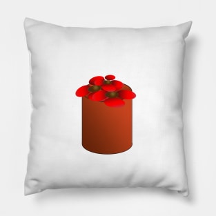 Red flower Pillow