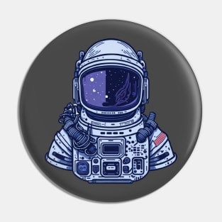 space helmet Pin